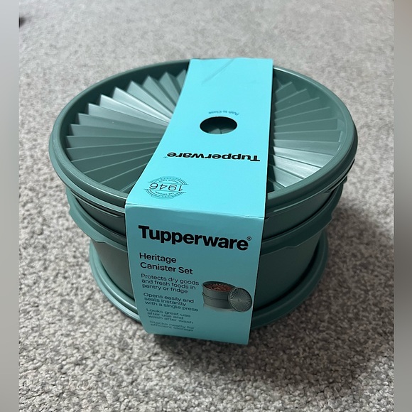New Tupperware Heritage Canister Set - Picture 1 of 8